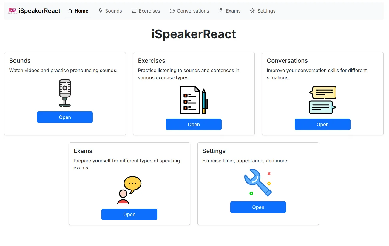 Screenshot of the second revamp
