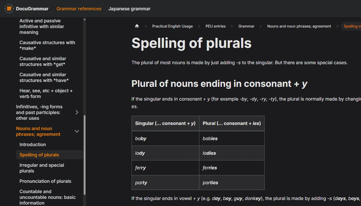 DocuGrammar screenshot