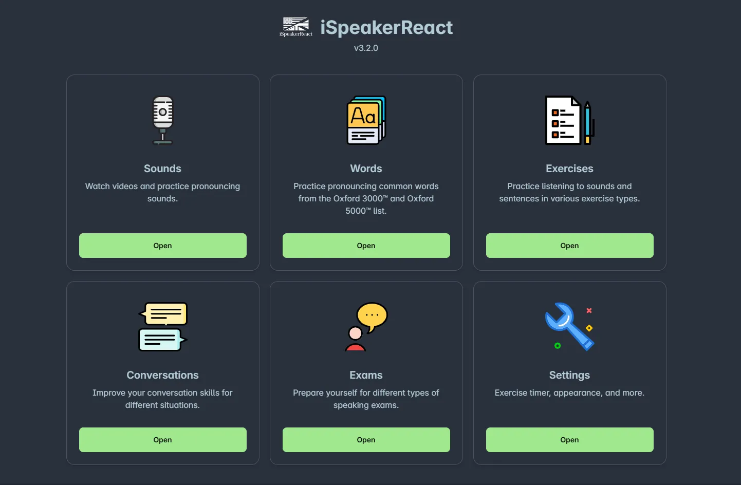 iSpeakerReact screenshot